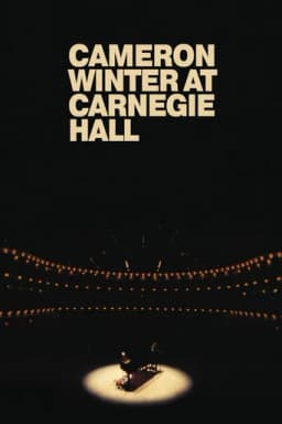Cameron Winter at Carnegie Hall poster